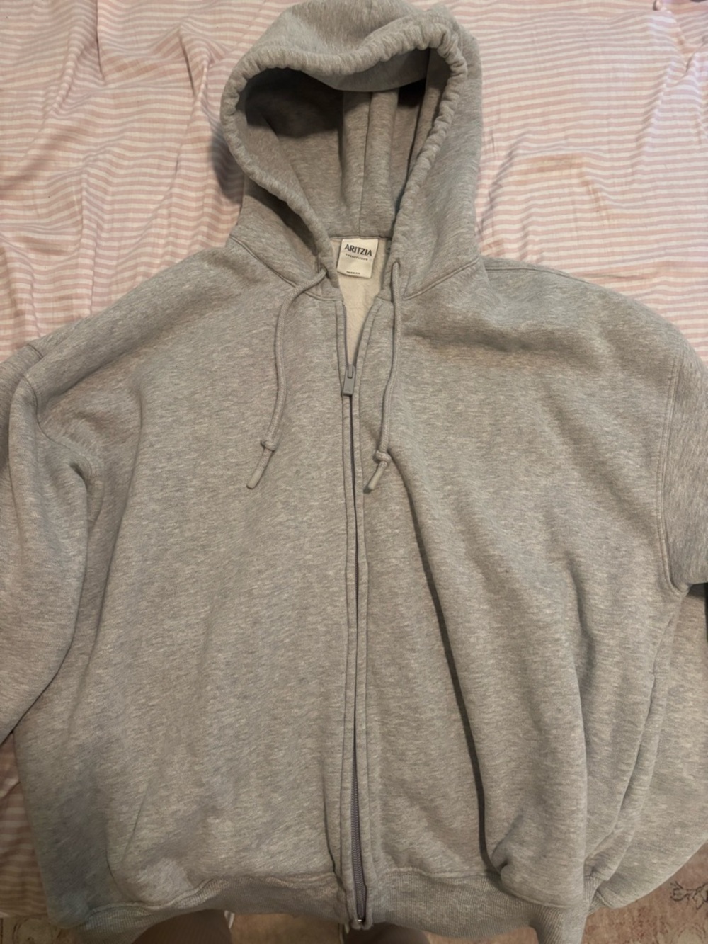Aritzia Mega Baggy Zip Up Hoodie